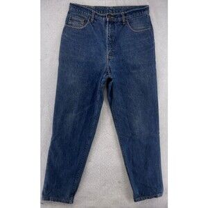Vintage Levis Orange Tab High Rise Tapered Leg Jeans Medium  Blue Denim 33x32